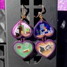 Load image into Gallery viewer, Mini Beetlejuice Pocket World EARRINGS