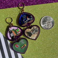 Load image into Gallery viewer, Mini Beetlejuice Pocket World EARRINGS