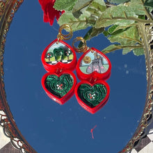 Load image into Gallery viewer, Mini Queen of Hearts Pocket World EARRINGS