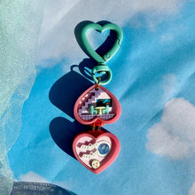 Load image into Gallery viewer, Mini Pink Heart Pocket World BAG CHARMS