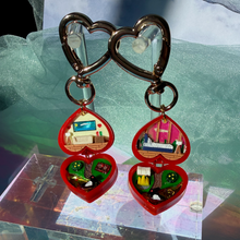 Load image into Gallery viewer, Mini Cottage Pocket World BAG CHARMS