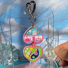 Load image into Gallery viewer, Dream House Pocket World BAG CHARMS