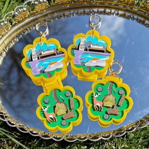 SUMMER Yellowjackets Pocket World EARRINGS