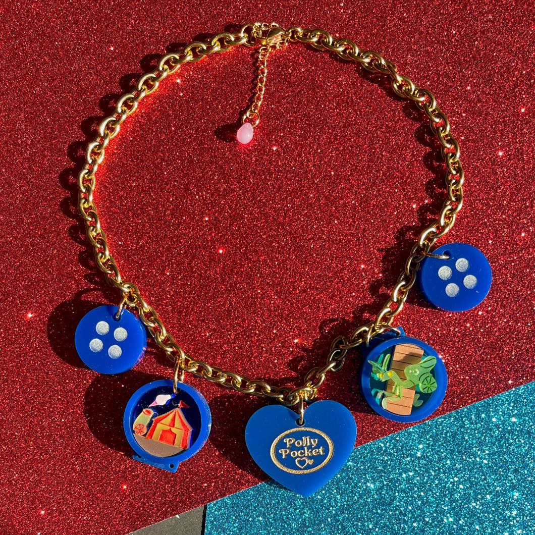 Three Wonders Pocket World Charm Necklace