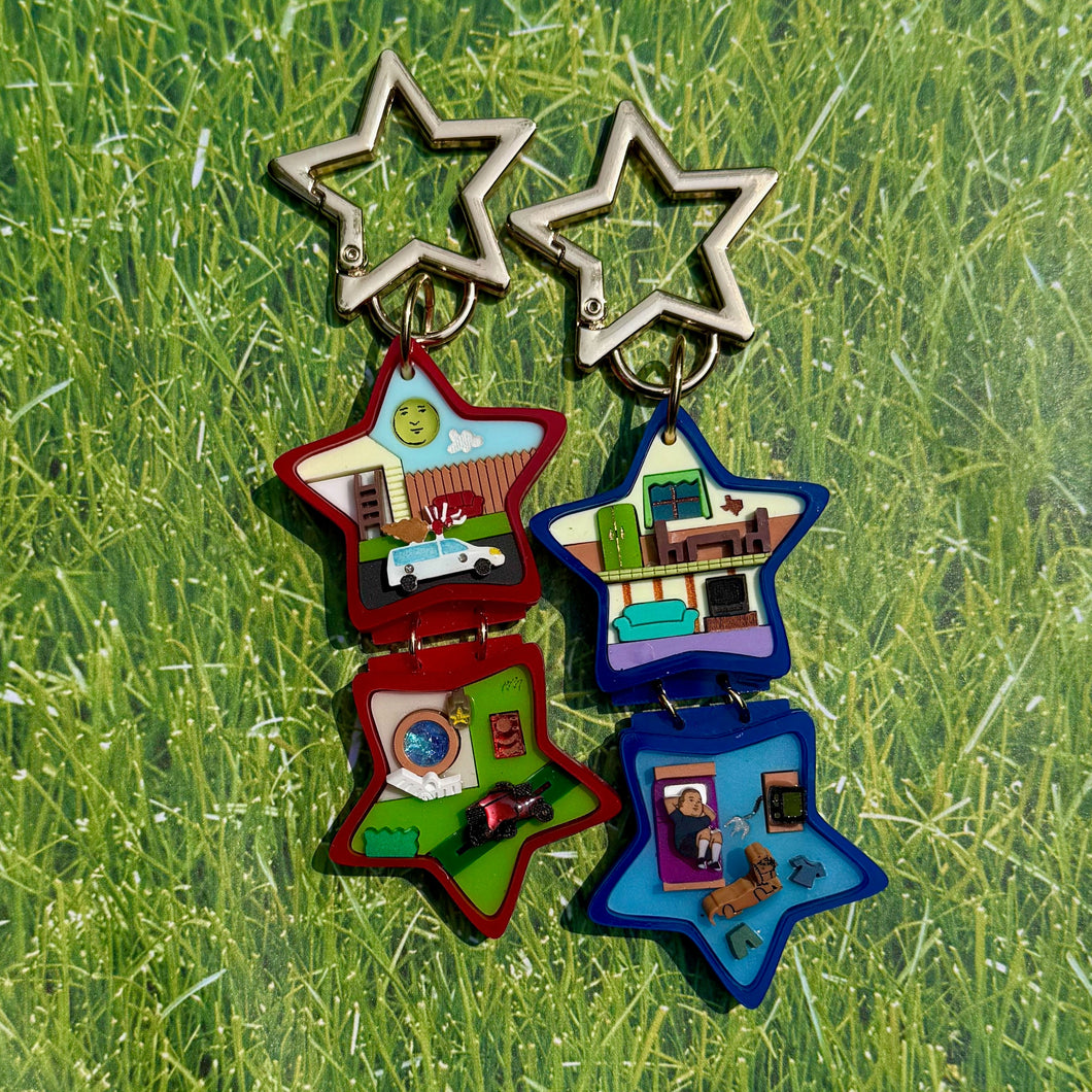 Propane Family Pocket World BAG CHARMS