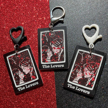 Load image into Gallery viewer, The Lovers Tarot BAG CHARMS
