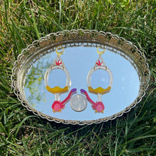 Load image into Gallery viewer, Mirror Bird - SINGLE EARRING

