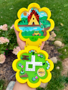Midsommar Pocket World Wall Hanging & Trinket Dish *MADE TO ORDER*