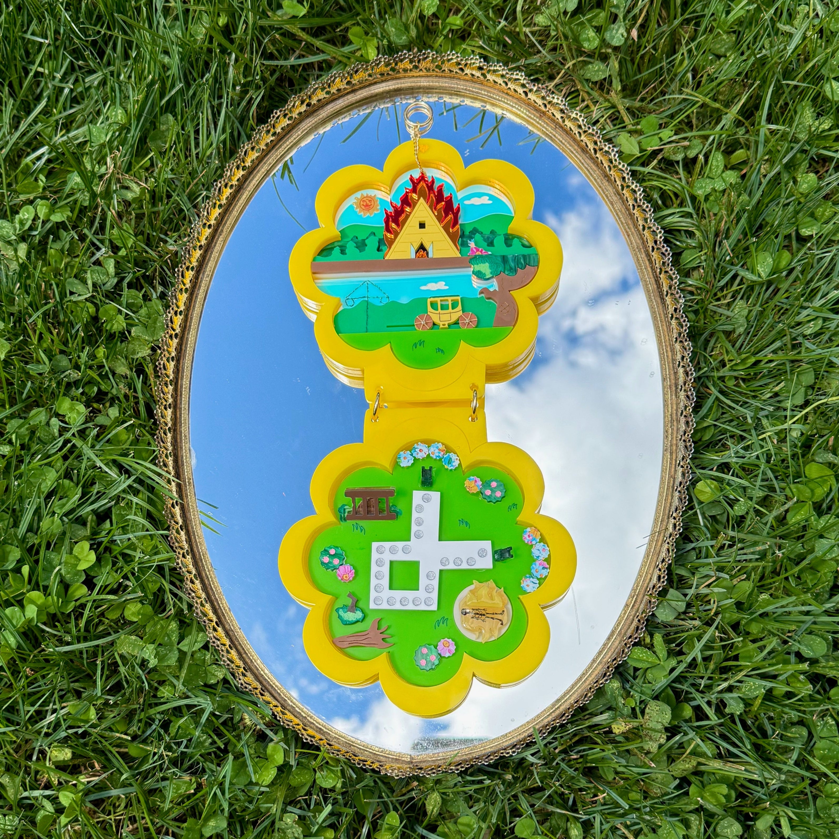 Midsommar Pocket World Wall Hanging & Trinket Dish – Honey Hearted