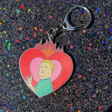 Load image into Gallery viewer, Rock of Love Enamel Keychain
