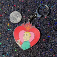 Load image into Gallery viewer, Rock of Love Enamel Keychain
