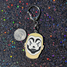 Load image into Gallery viewer, Juggalo Bobby Enamel Keychain
