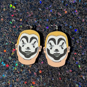 Juggalo Bobby EARRINGS (PAIR)