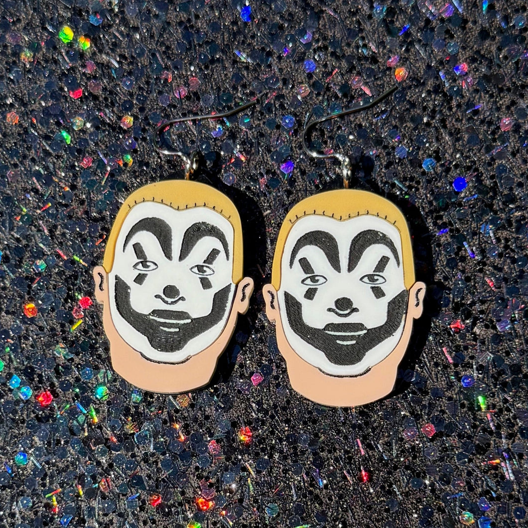 Juggalo Bobby EARRINGS (PAIR)