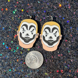 Juggalo Bobby EARRINGS (PAIR)
