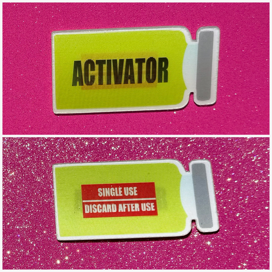 Lenticular Activator Sticker
