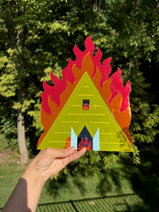 The Temple Mirror Wall Hanging *MADE TO ORDER*