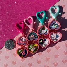 Load image into Gallery viewer, Mini Pink Heart Pocket World BAG CHARMS
