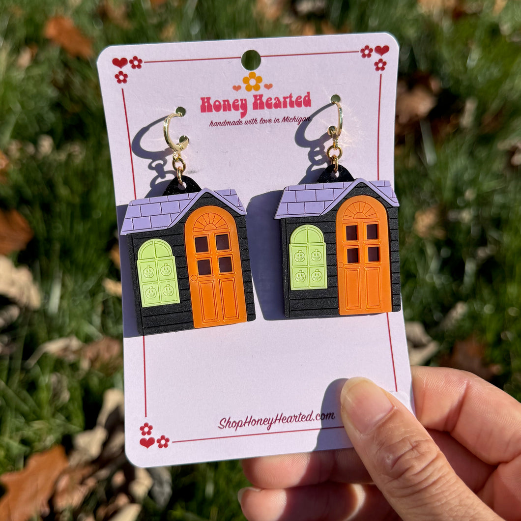 SECONDS Halloween Playhouse Earrings (Black)