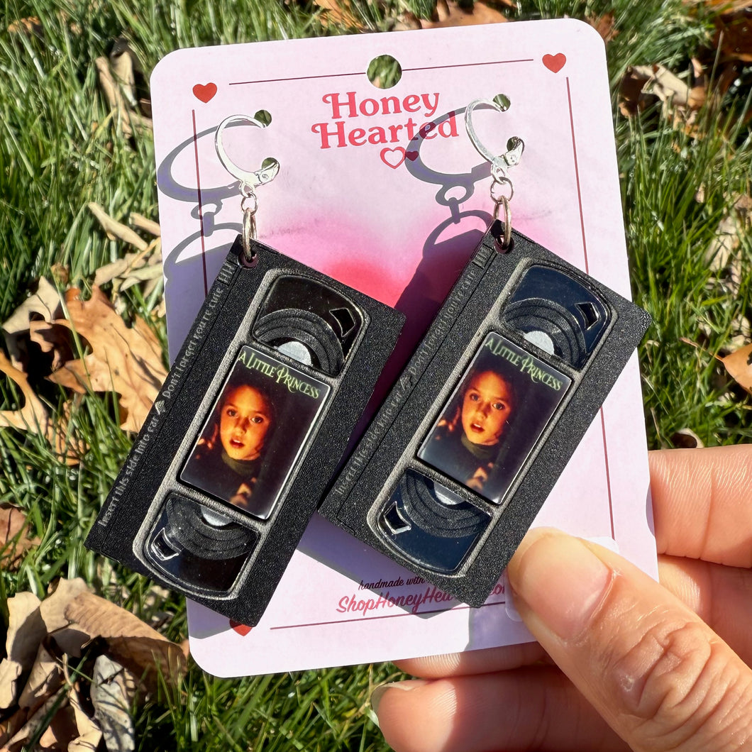 SECONDS VHS earrings - A Little Princess