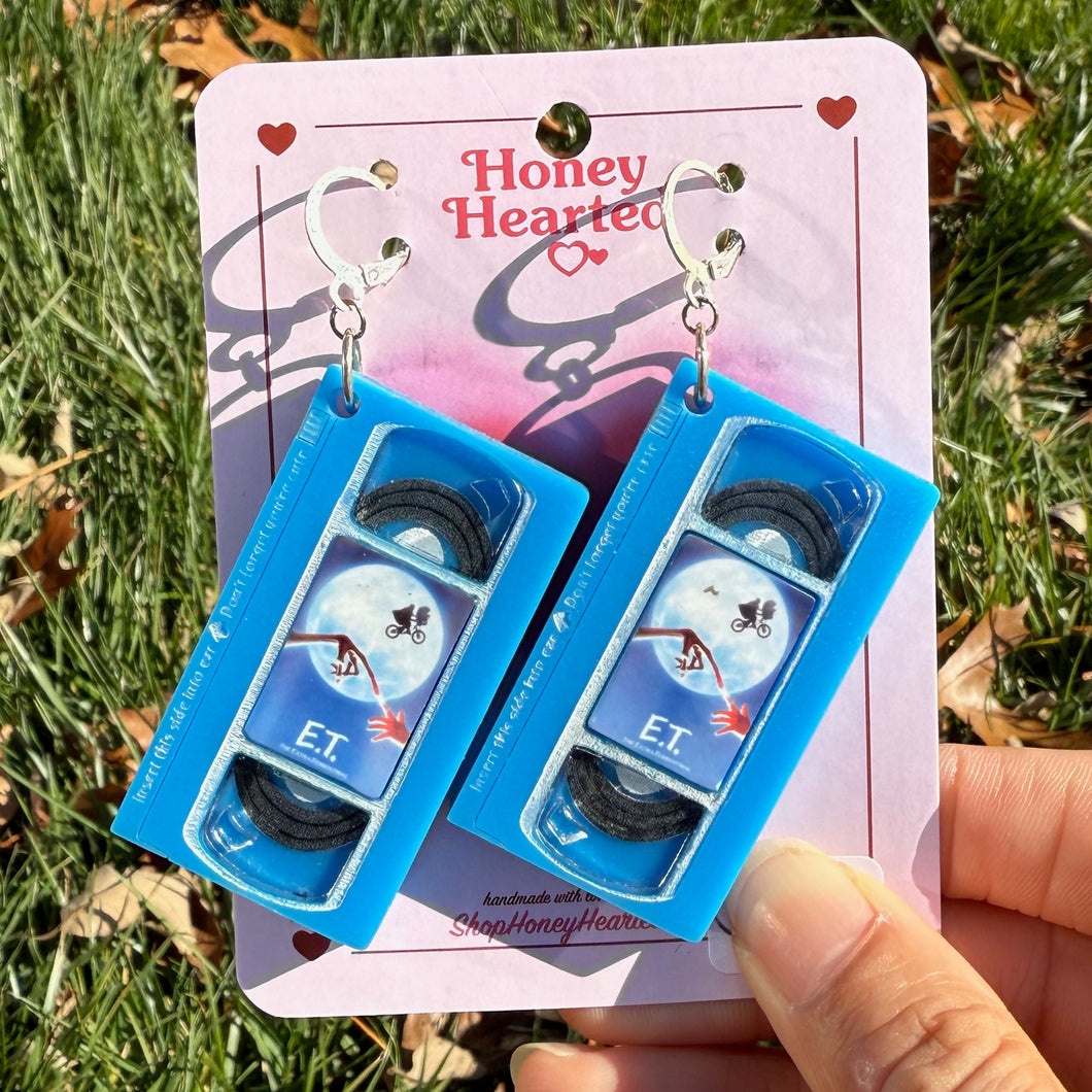 SECONDS VHS earrings - ET V1