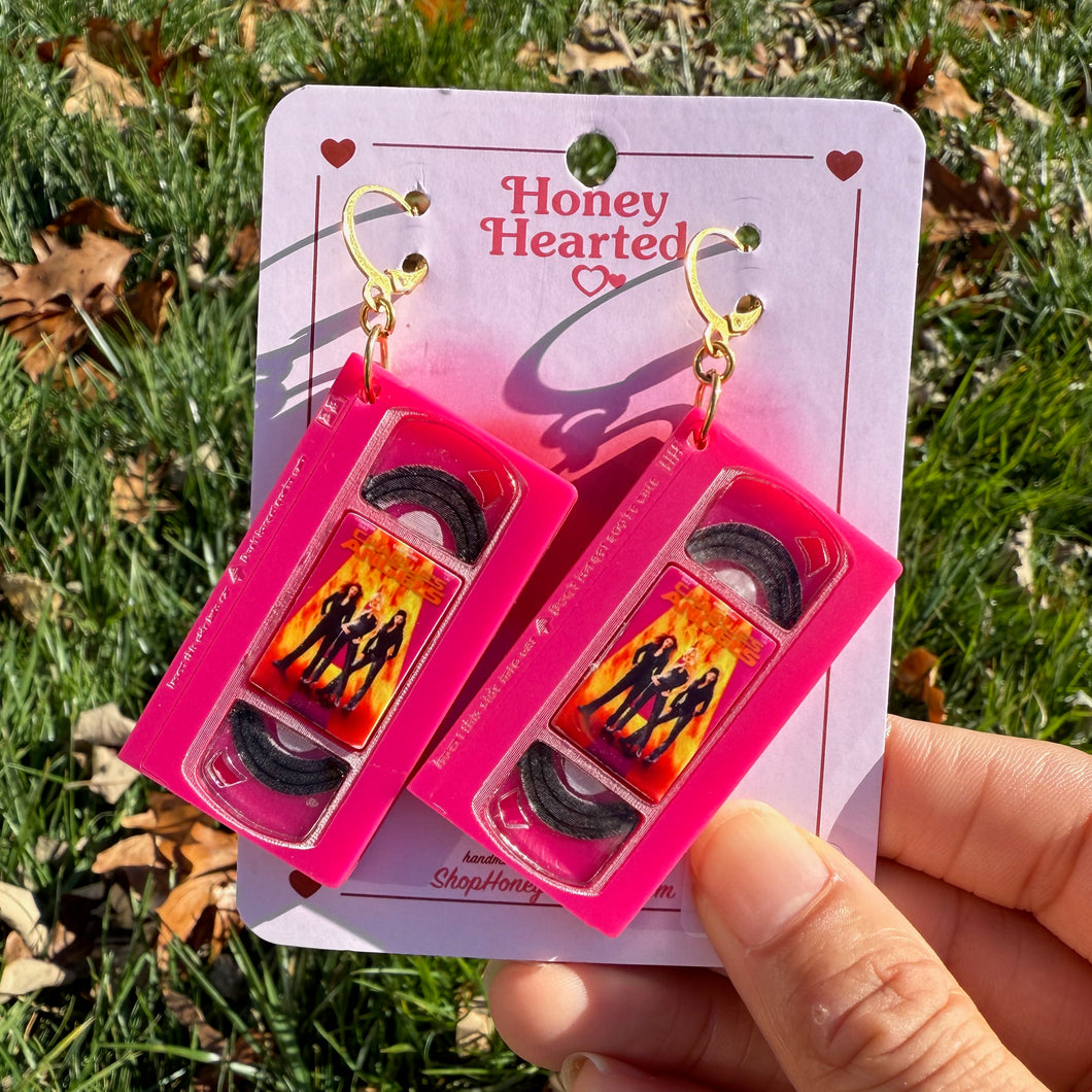 SECONDS VHS earrings - Charlie's Angels