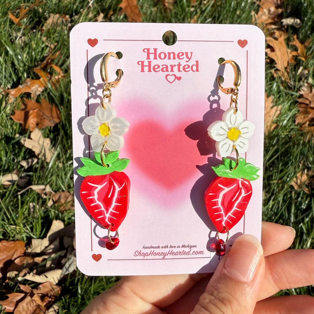 SECONDS Strawberries Earrings