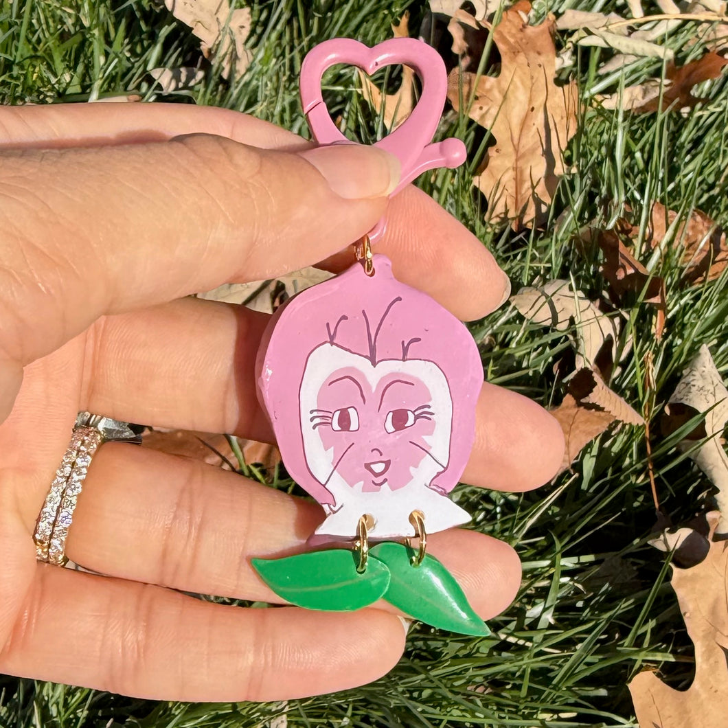 SECONDS Pansy Bag Charm