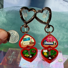 Load image into Gallery viewer, Mini Cottage Pocket World BAG CHARMS
