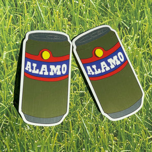 Alamo Can Sticker