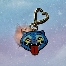 Load image into Gallery viewer, Derpy Enamel Keychain *REVERSIBLE*
