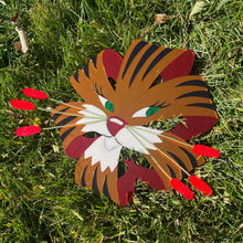 Load image into Gallery viewer, XL Tiger Lily Mirrored Wall Hanging *MADE TO ORDER*
